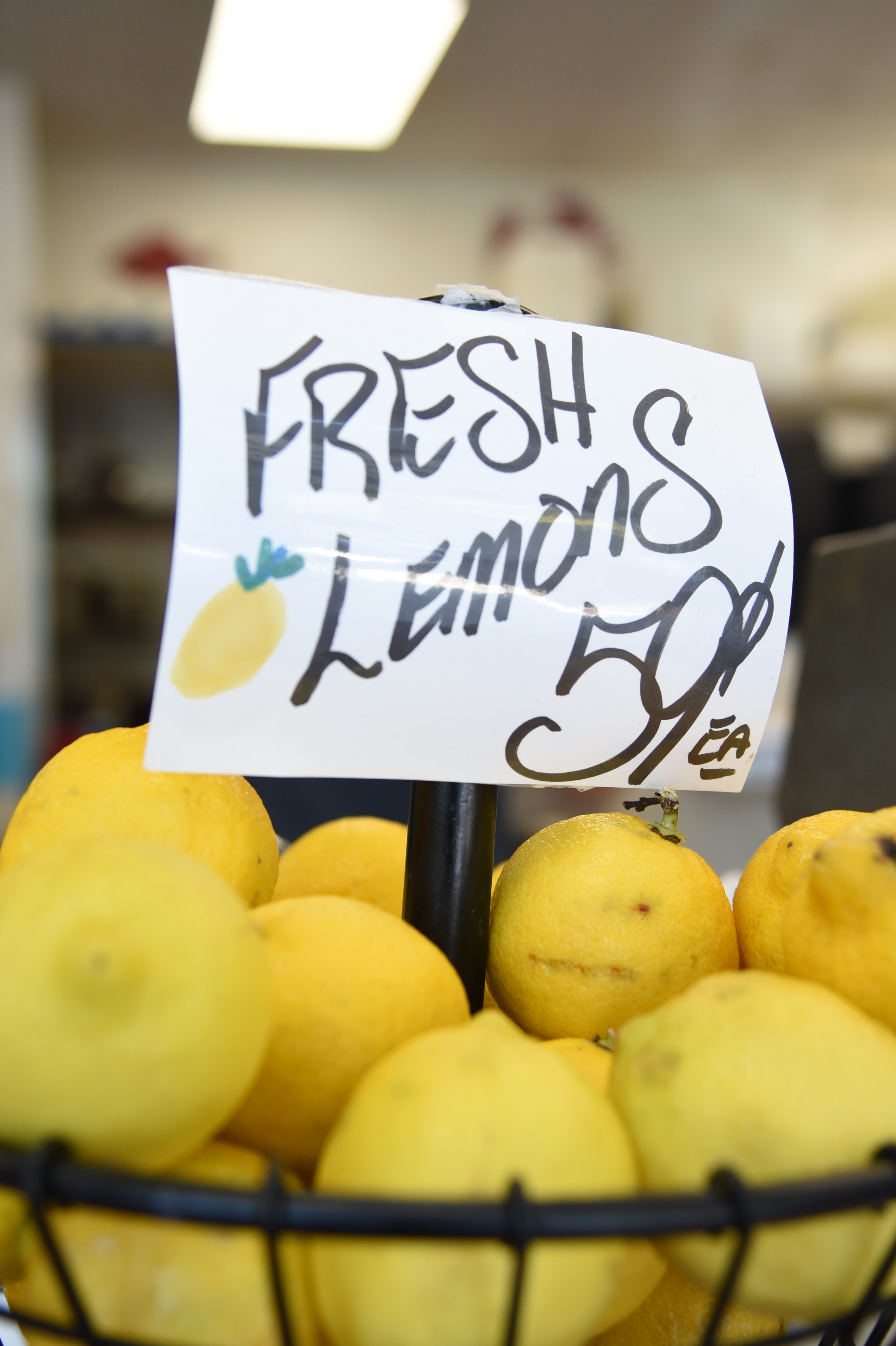 Fresh lemons
